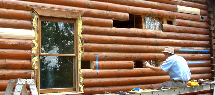 Log Home Repair Ary, Kentucky